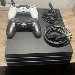 Ps4 Pro With Two Joysticks