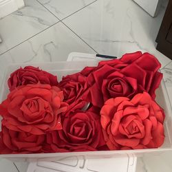 Red Flowers For Decoration