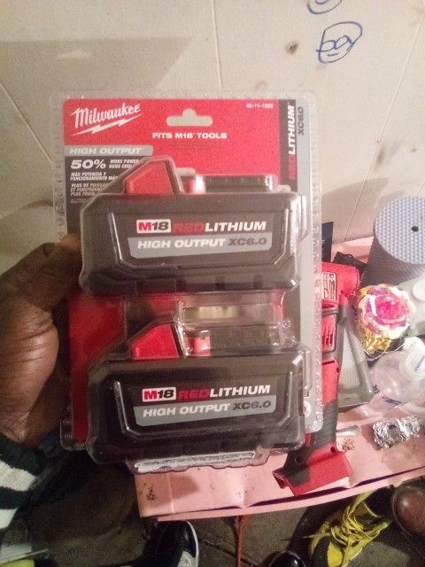 Milwaukee Batteries 2 Pack M18
