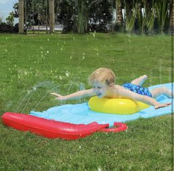 New Inflatable Water Slide for Big Kids w/ 19.1ft Attachable Slide