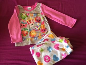 Shopkins warm PJs 4T