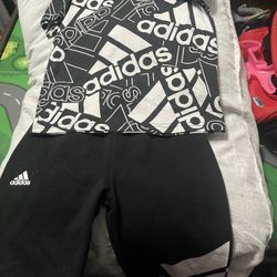 Adidas 2pc Outfits Size 5-6 Boys