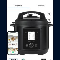 CHEF iQ Multi-Function Smart Cooker w/ 10 Functions and Built In Scale - Black, New