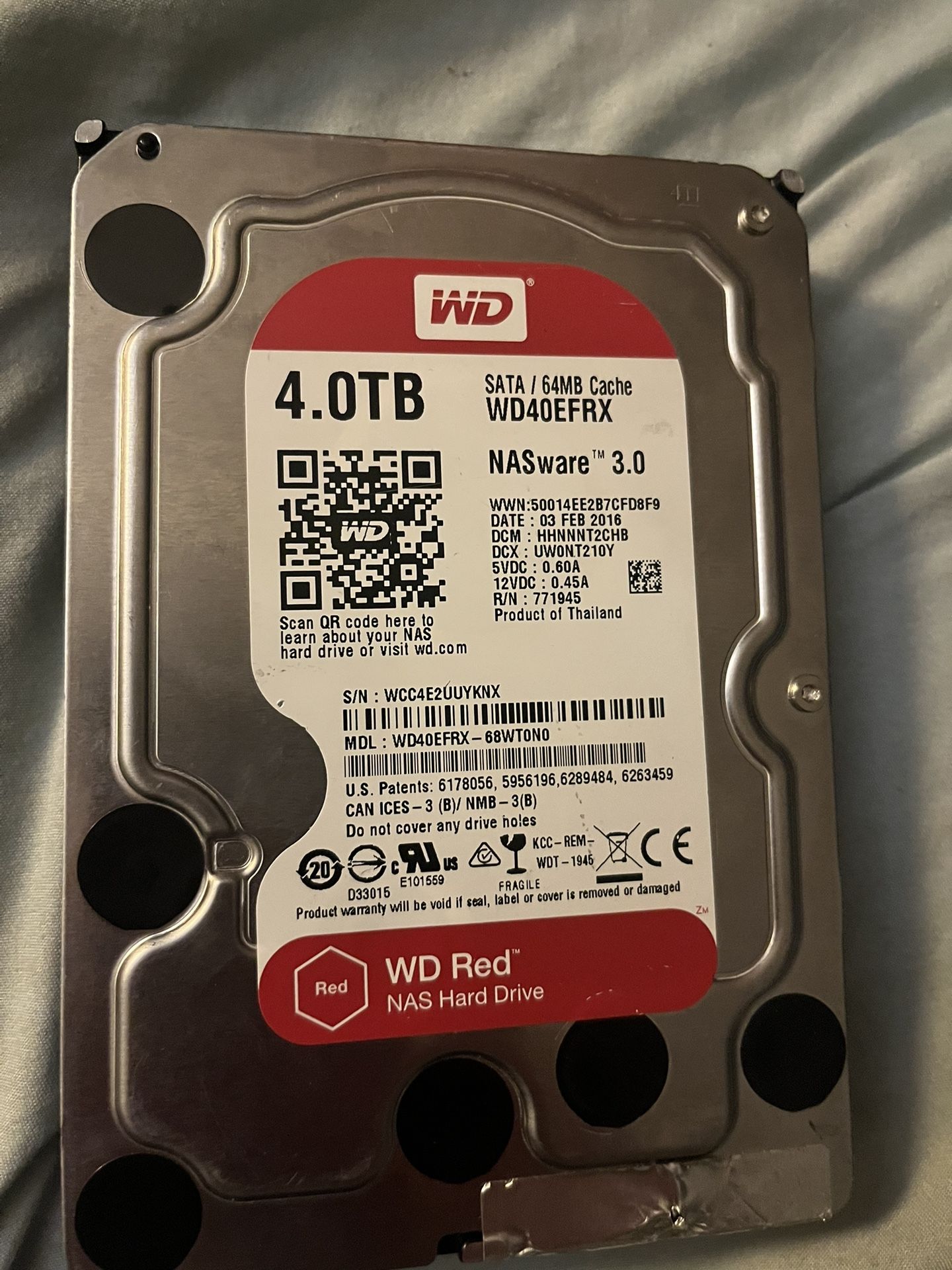 4 Tb Hdd Untested 