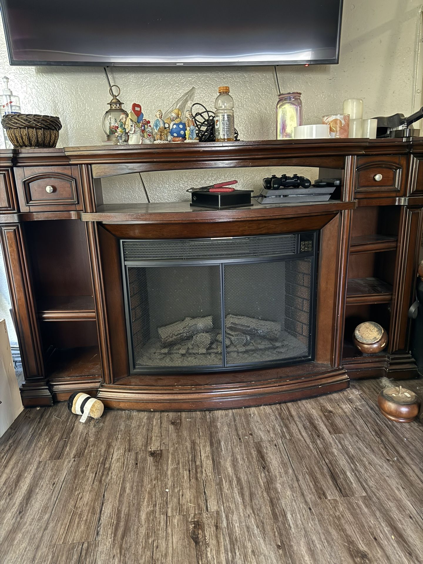 TV Stand/ Chimney/ Heater