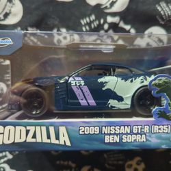 Jada GODZILLA 2009 NISSAN GT-R (R35) BEN SOPRA