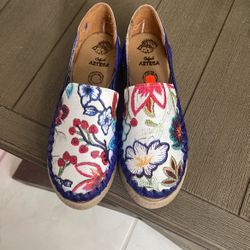Floral Slip On Shoes