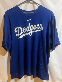 Nike Dri-FIT Los Angeles Dodgers MLB Tee Shirt Blue Size XL Used Good Condition $30 Meet Up In Irving @dfwgoods