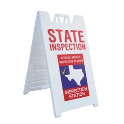 TEXAS VEHICLE INSPECTION SIGN
