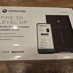 Selling A Motorola MG8725 Modem/Router