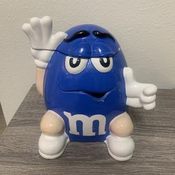 M&Ms Cookie Jar Blue Character