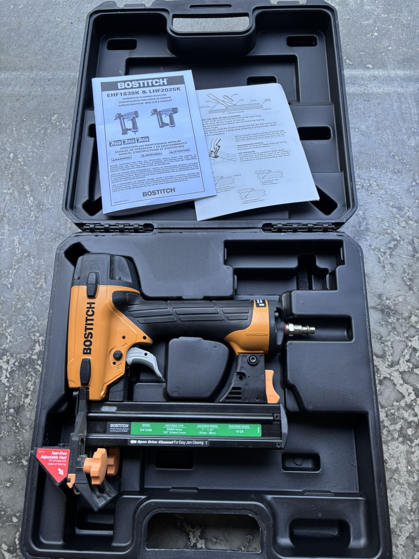 Bostitch 18Ga Hardwood Stapler-Gun Almost