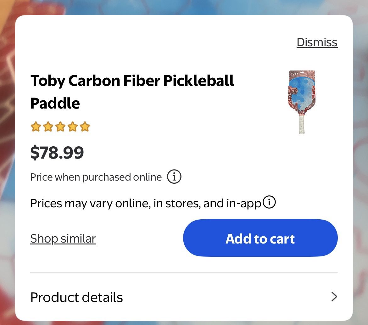 Toby Pro Pickle Ball