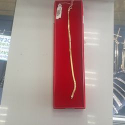 Design Herring Bracelet 10K 1.4G