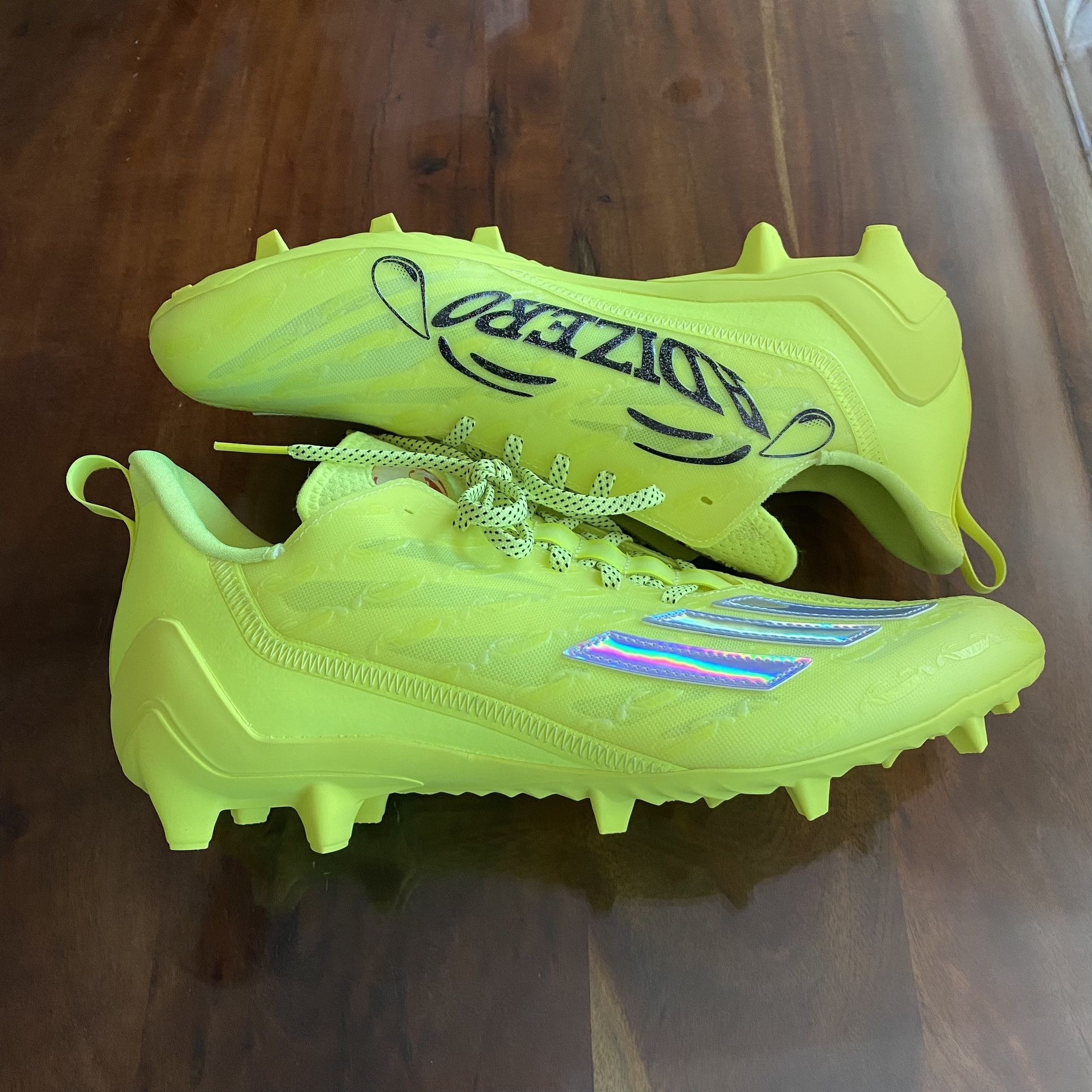 Adidas Adizero Big Mood Emoji Team Solar Yellow Football 