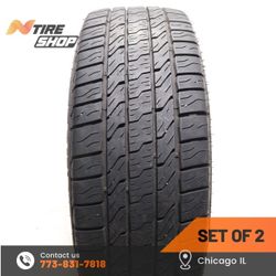 Set of 2 Used  10.5/32    245/65R17  111T  Corsa  Highway Terrain Plus