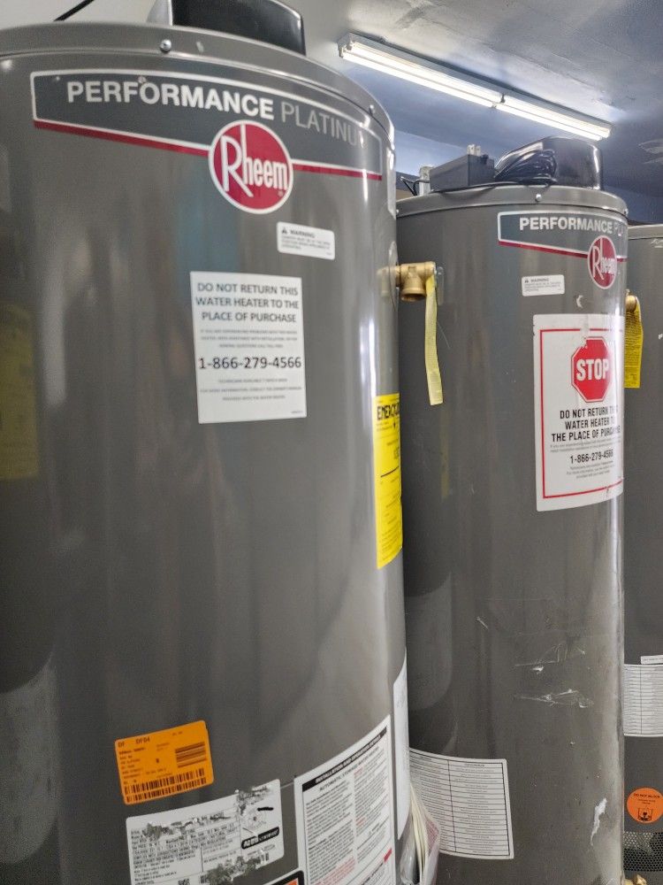 New Water Heater Rheem Performance Platinum 👏 50 Gallons