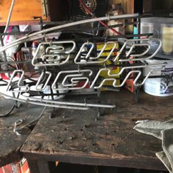 Bud Light Neon Sign