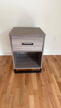 Grey night stand