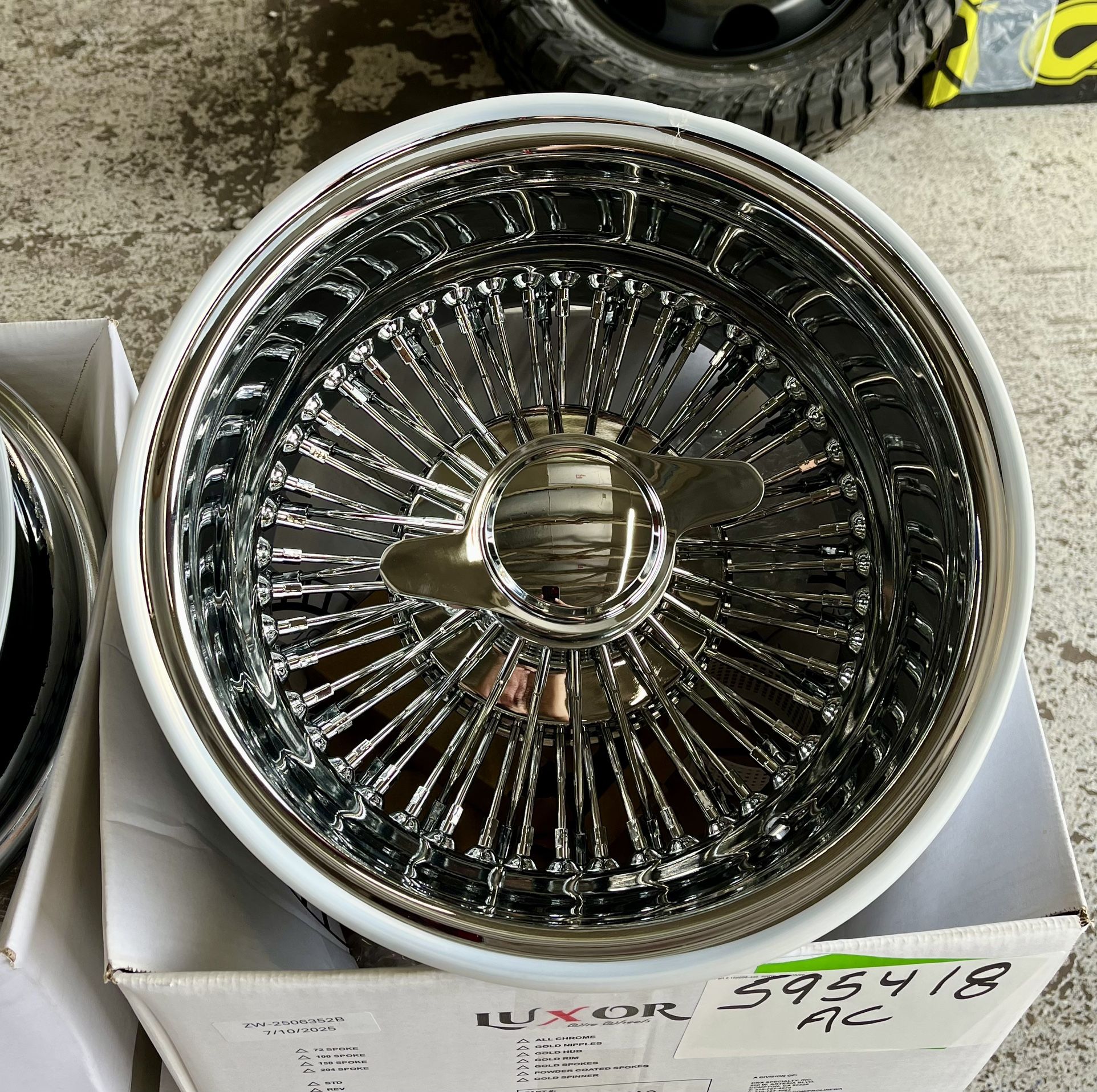 13x7 14x7 Wire Wheels