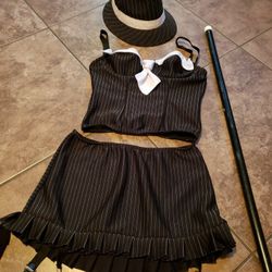 Womens Sz: Medium Gangster Costume