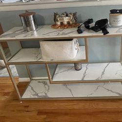 Console table Marble/gold