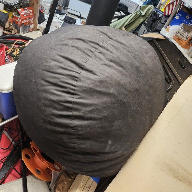 GIANT BEAN BAG SEMI LOVE SEAT FOR SALE.