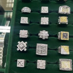 Men Rings Silver $50 Any Ring / Anillos De Plata Para Hombre Cualquier Anillo $50!