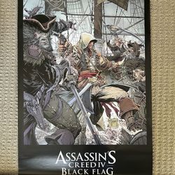 Assassins Creed IV 2-Sided Video Game Poster