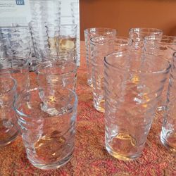 Glass Beverage Set 12 Pc (New)