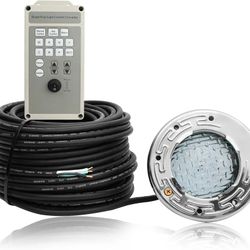 6 Inch Spa Lights with Transform Controller for Inground Pool, AC120V LED Spa Lights for Inground Pool, 50FT 6 Inch Color Changing Pool Lights, Underw