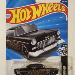 HOT WHEELS . ROD SQUAD . 1955 CHEVY BEL AIR.