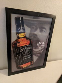 Jack Daniels 3D framed picture