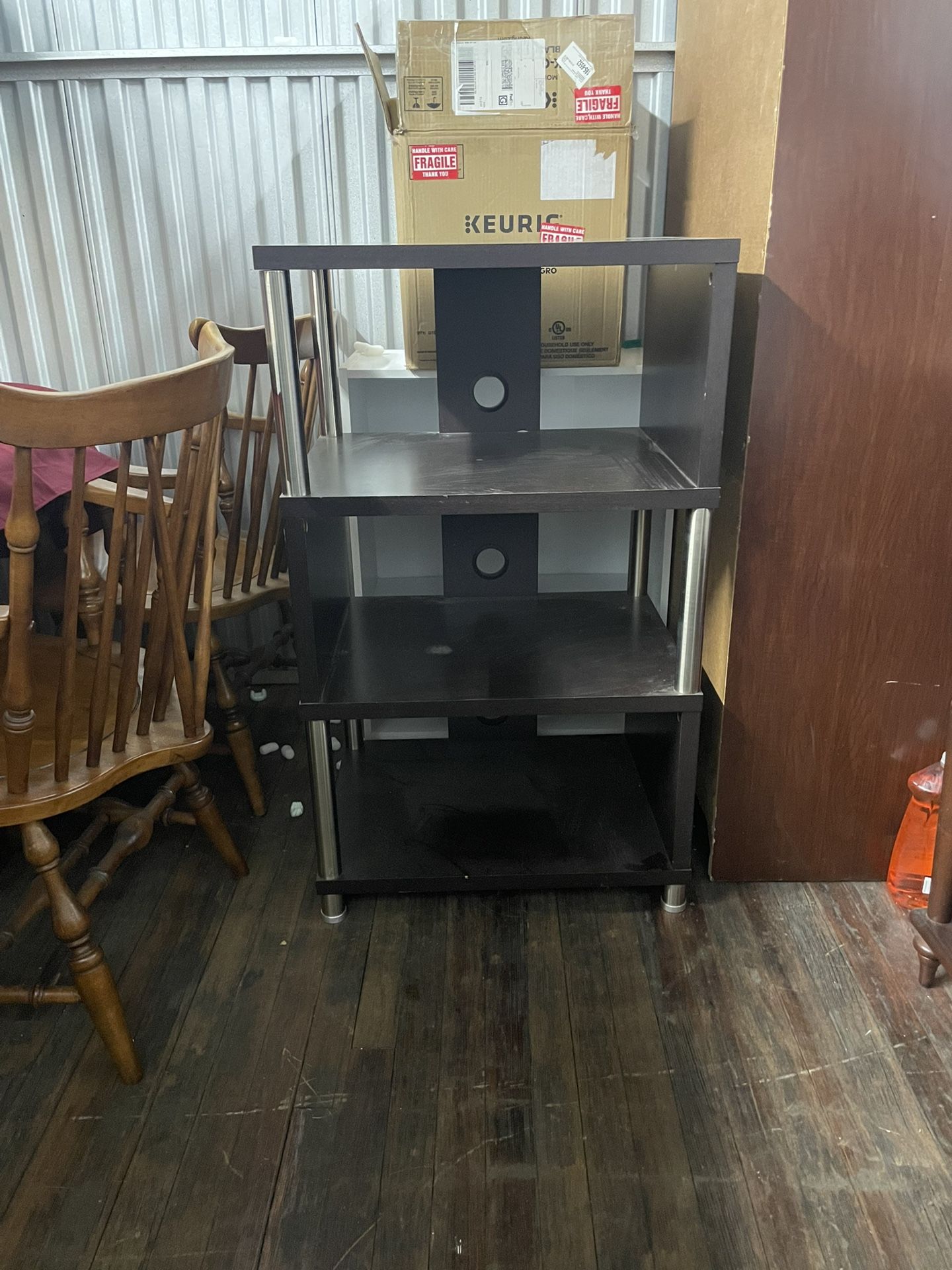 4 Tier Media Shelf