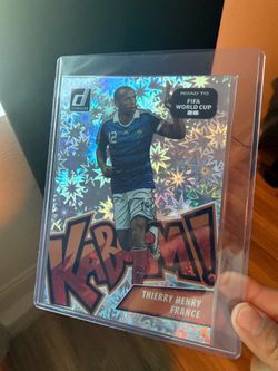 2025-26 Thierry Henry Oversized Kaboom Card Donruss fifa