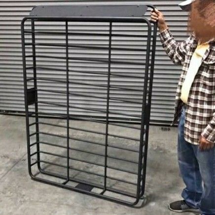 Brand New in box XXL large 64x45x7 inches tall roof travel cargo carrier storage rack for suv car truck with mounting brackets