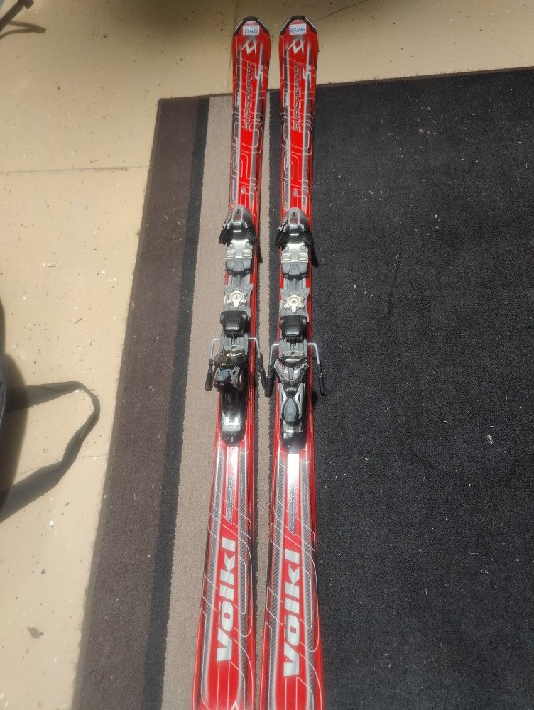 175 cm VOLKL SUPERSPORT S5 Ti Skis w/ MARKER iPT MOTION With Adjustable Bindings $100 OBO