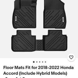 Honda Accord Floor Mats 2018-2022