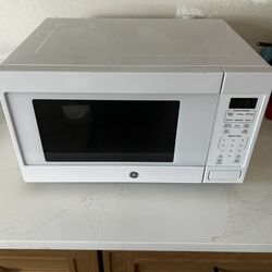 White GE Appliance Microwave