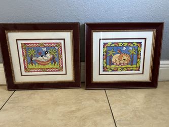 Animal Paintings Framed