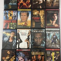 16 Action DVD’s