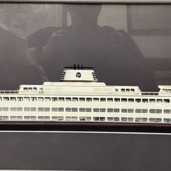 Washington State Ferries Framed Print 40" x15" Mark II Class by Davis
