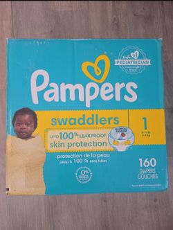 Diapers size 1 ($30)