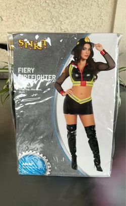 Sexy Woman Firefighter (M) Costume New