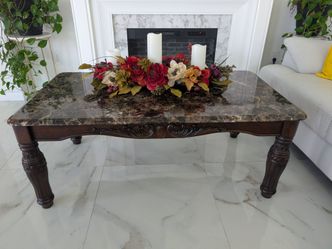 Wooden coffee table