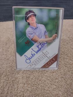 2003 rookie card autographed Juli Inkster