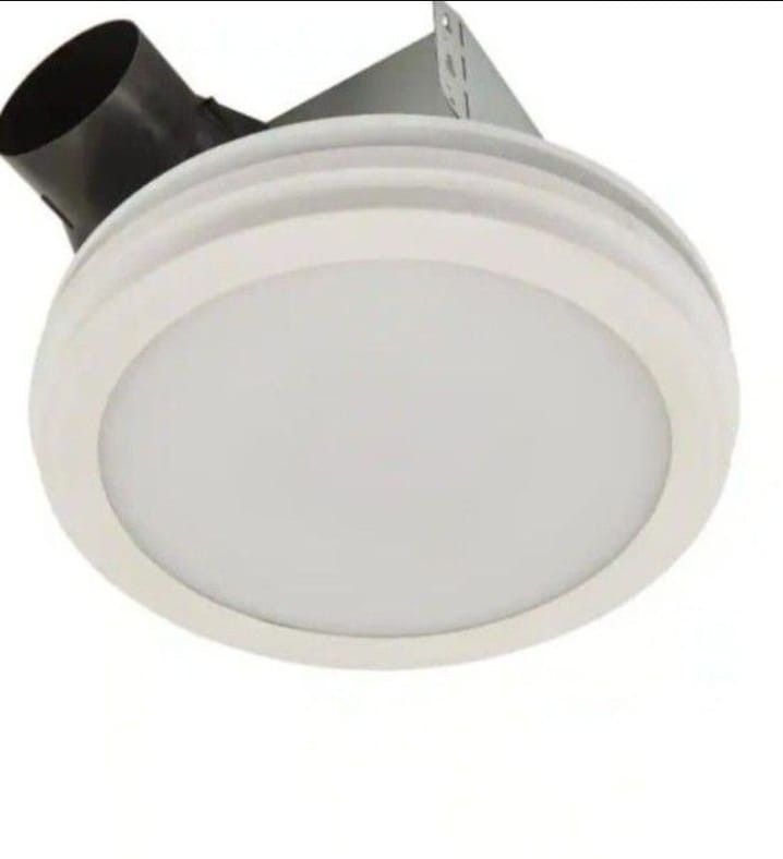 110 CFM NATHROOM EXHAUST FAN WITH LIGHT PANEL