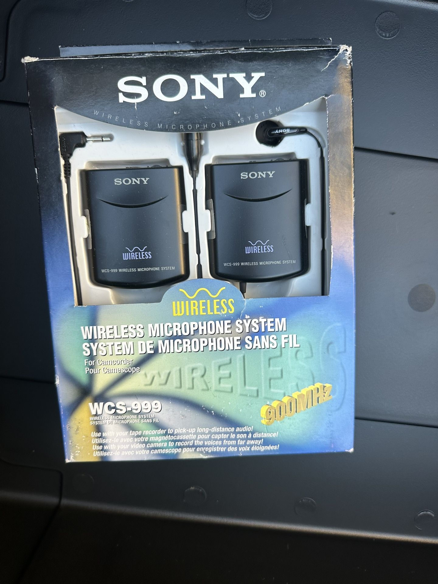 Sony WCS-999 Wireless Microphone System (Vintage – Brand New in Box)