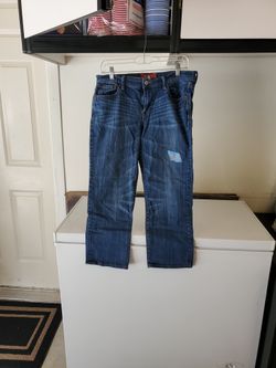 Size 12 lucky brand crop jeans