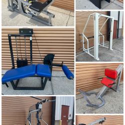 Gym Equipment, Olympic Weight, Lat, Chest & Smith Machines, Home, Leg Press, Dumbbell Rack Power Squat Curl Extension Bench